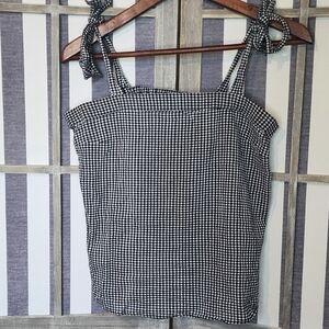 J. Crew Gingham Tank Top